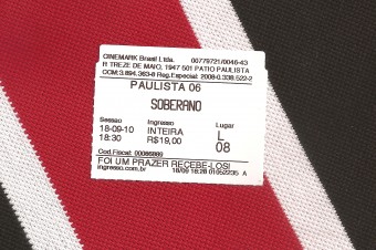 Ingresso para o filme "Soberano"