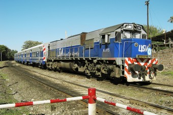 Trem da Línea San Martín, em Buenos Aires