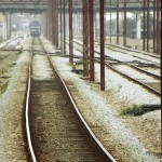 Leito da Linha 10 da CPTM visto da Estação Mooca Leito da Linha 10 da CPTM visto da Estação Mooca