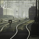 Trens da CPTM deixam Estação da Luz Trens da CPTM deixam Estação da Luz
